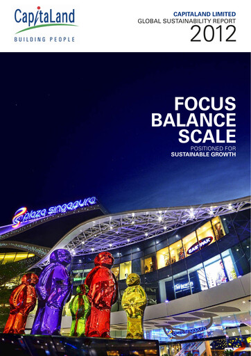Thumbnail CapitaLand Investment Limited Sustainability Report 2012