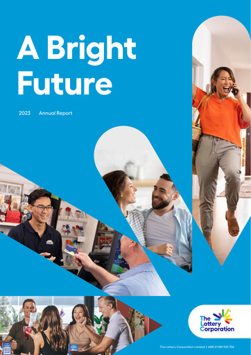 Thumbnail The Lottery Corporation Annual Report 2023