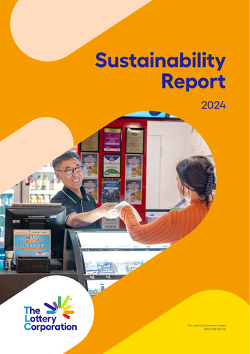 Thumbnail The Lottery Corporation Sustainability Report 2024