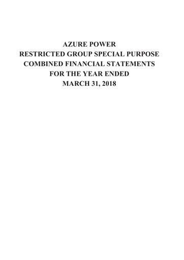 Thumbnail Azure Power
 Financial Statement 2018