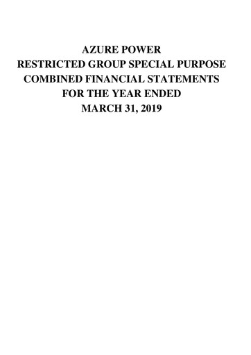 Thumbnail Azure Power
 Financial Statement 2019
