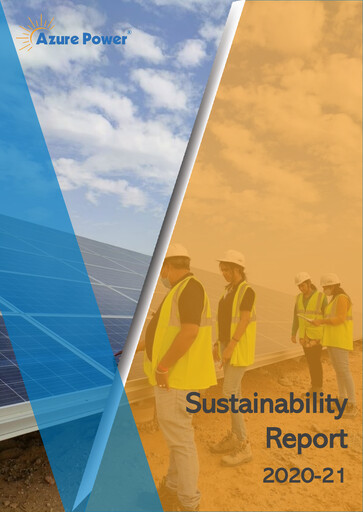 Thumbnail Azure Power
 Sustainability Report 2020-2021