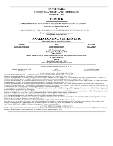 Vorschaubild Axalta Finanzbericht 2023