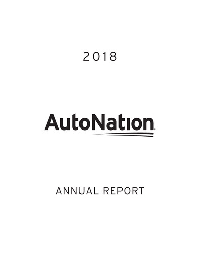Miniature AutoNation Rapport annuel 2018