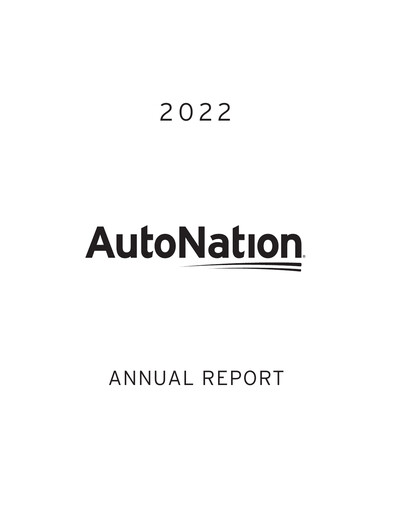 Miniature AutoNation Rapport annuel 2022