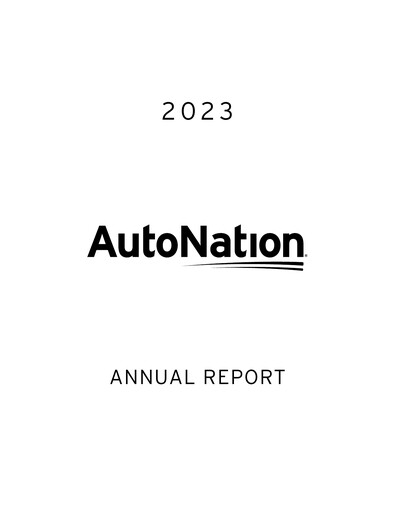 Miniature AutoNation Rapport annuel 2023