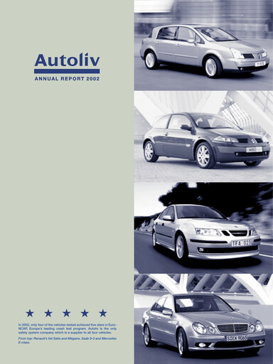 Thumbnail Autoliv Annual Report 2002