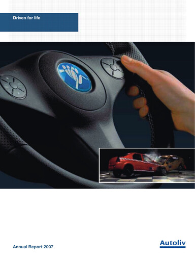 Thumbnail Autoliv Annual Report 2007