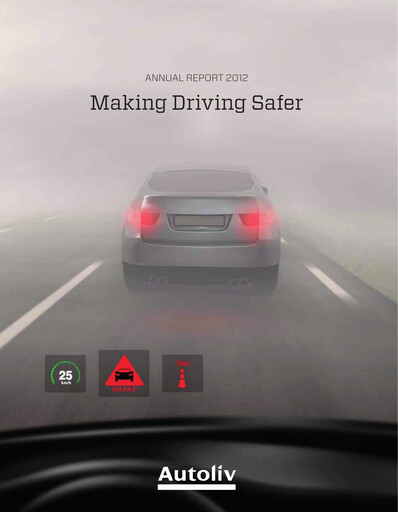 Thumbnail Autoliv Annual Report 2012