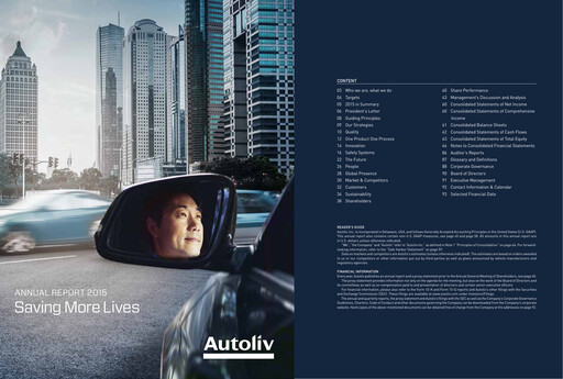 Thumbnail Autoliv Annual Report 2015