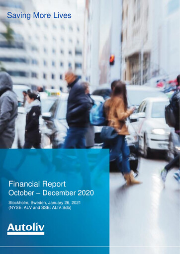 Thumbnail Autoliv Quarterly Report 2020-q4