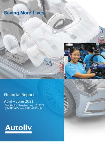 Thumbnail Autoliv Quarterly Report 2021-q2