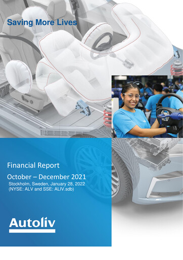 Thumbnail Autoliv Quarterly Report 2021-q4