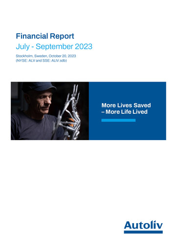 Thumbnail Autoliv Quarterly Report 2023-q3