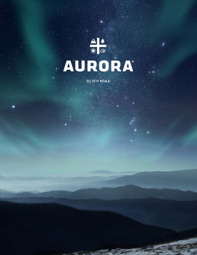 Thumbnail Aurora Cannabis Quarterly Report 2019-q2