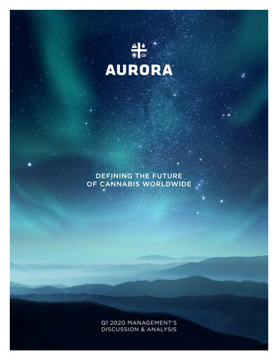 Thumbnail Aurora Cannabis Quarterly Report 2020-q1