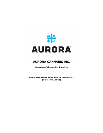 Thumbnail Aurora Cannabis Quarterly Report 2024-q1