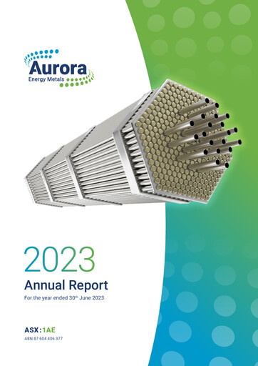 Thumbnail Aurora Energy Metals Annual Report 2023