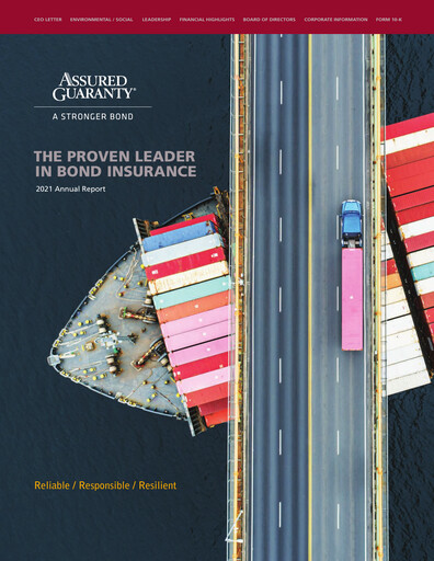 Miniature Assured Guaranty Rapport annuel 2021