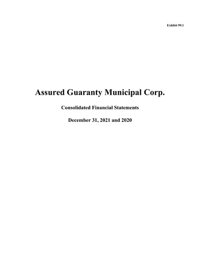 Thumbnail Assured Guaranty Financial Statement 2021
