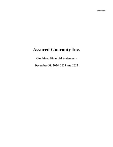 Thumbnail Assured Guaranty Financial Statement 2024