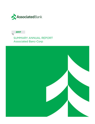 Miniature Associated Banc-Corp
 Rapport annuel 2017
