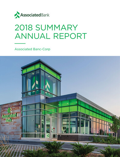 Miniature Associated Banc-Corp
 Rapport annuel 2018