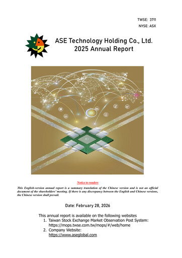Thumbnail ASE Group
 Annual Report 2025