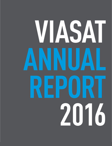 Thumbnail ViaSat Annual Report 2016