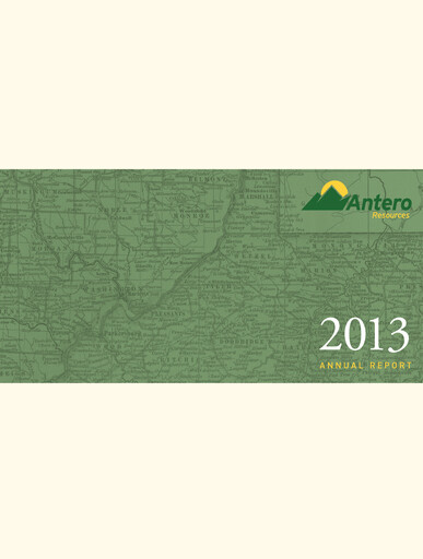 Thumbnail Antero Resources
 Annual Report 2013