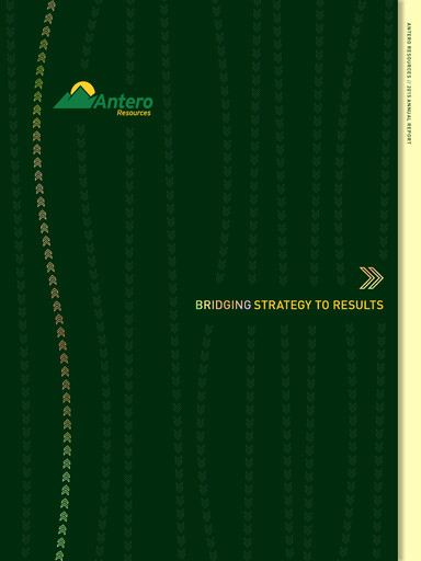 Thumbnail Antero Resources
 Annual Report 2015