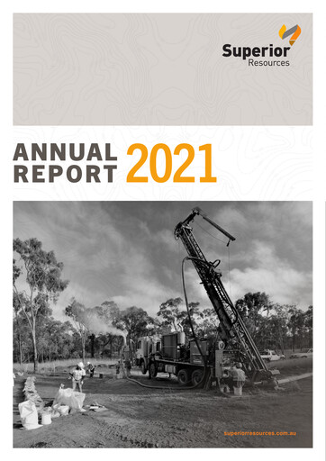 Thumbnail Superior Resources Annual Report 2021