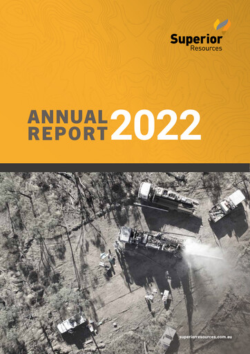 Thumbnail Superior Resources Annual Report 2022