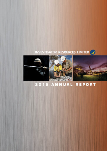Thumbnail Investigator Resources Annual Report 2015