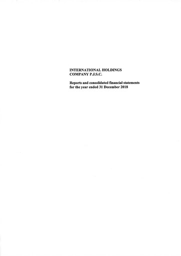 Thumbnail International Holding Company Financial Report 2018