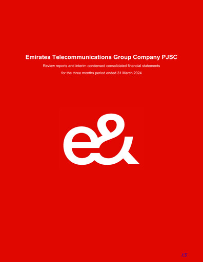 Thumbnail Emirates Telecom (Etisalat Group) Quarterly Report 2024-q1