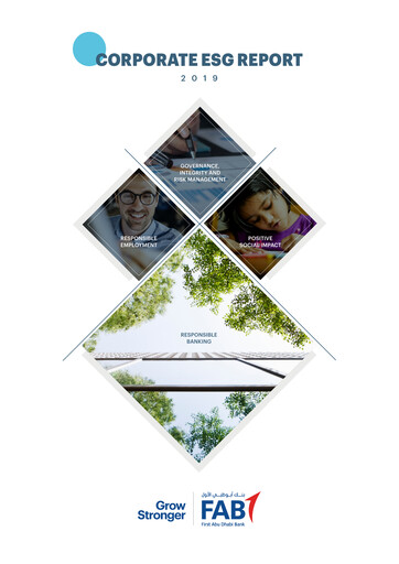 Thumbnail First Abu Dhabi Bank ESG Report 2019
