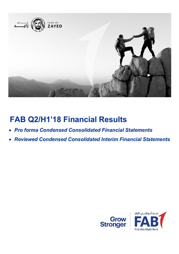 Thumbnail First Abu Dhabi Bank Financial Statement 2018-h1