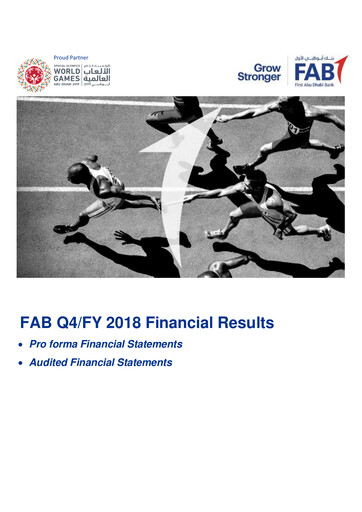 Thumbnail First Abu Dhabi Bank Financial Statement 2018