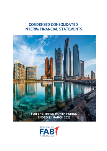 Thumbnail First Abu Dhabi Bank Quarterly Report 2023-q1