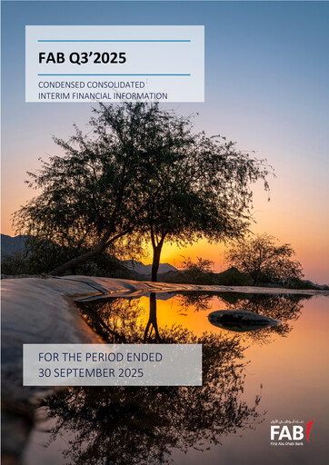 Thumbnail First Abu Dhabi Bank Quarterly Report 2025-q3