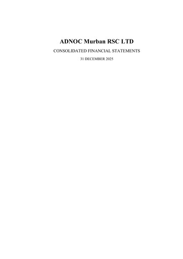 Thumbnail Abu Dhabi National Oil Company (ADNOC) Financial Statement 2025