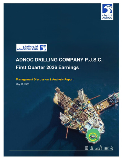 Thumbnail ADNOC Drilling Company Quarterly Report 2026-q1