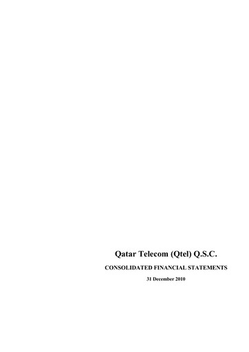 Miniature Ooredoo Bilan financier 2010