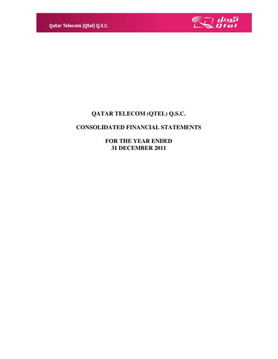 Miniature Ooredoo Bilan financier 2011