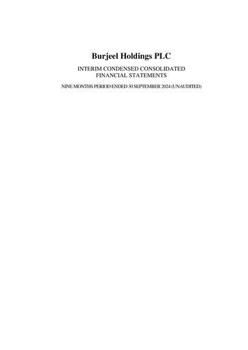 Miniature Burjeel Holdings Bilan financier 2024-9m