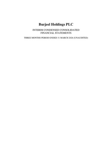 Miniature Burjeel Holdings Bilan financier 2026-q1