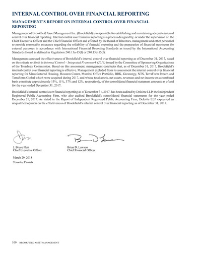 Thumbnail Brookfield Corporation Financial Statement 2017