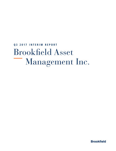 Thumbnail Brookfield Corporation Quarterly Report 2017-q3