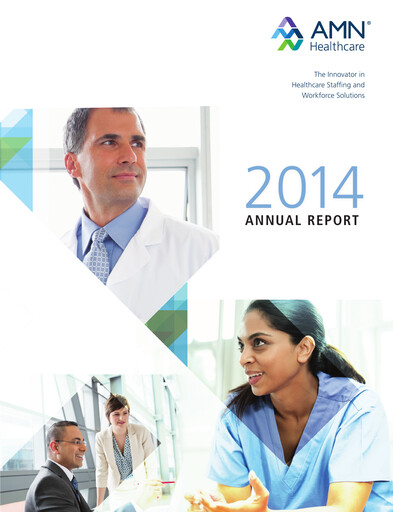 Vorschaubild AMN Healthcare Services Jahresbericht 2014